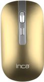 Inca IWM-531RS - Draadloze Muis - Bluetooth 3.0 & 5.1 - Oplaadbaar - 800-1600 DPI - Geel