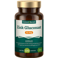 Holland & Barrett Zink Gluconaat 25 mg - 120 tabletten
