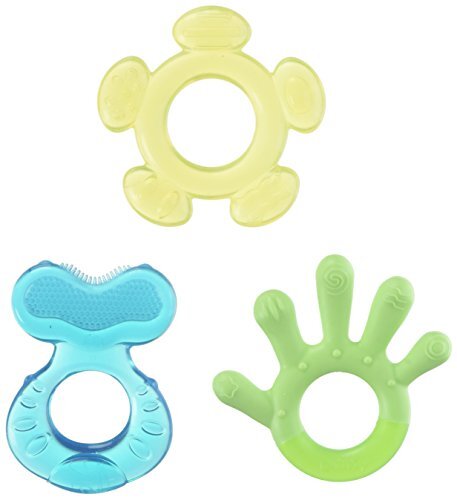 Nuby 3 stappen bijtring set (3m+)