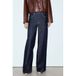 Mango wide leg jeans - donkerblauw