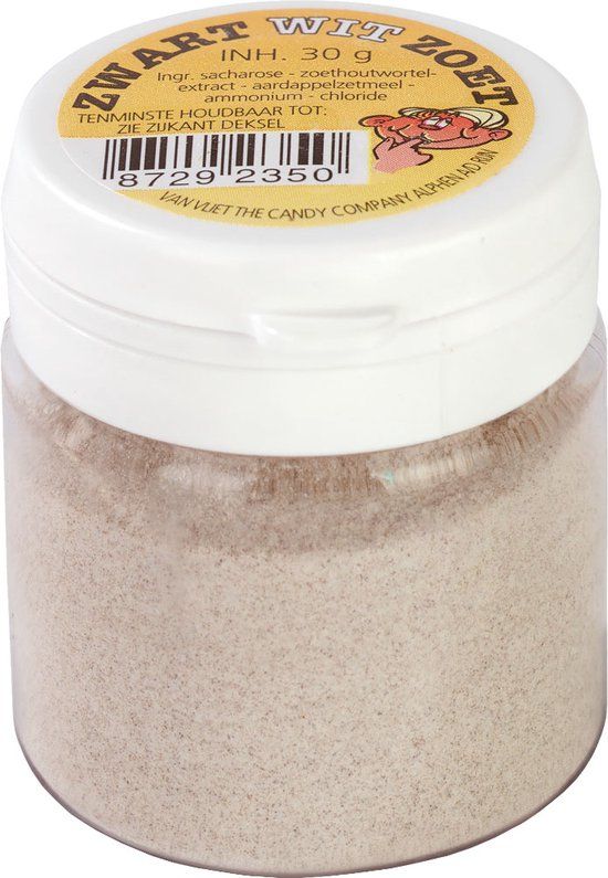 Van Vliet The Candy Company Zwart Wit Zoet Pot - 30gr