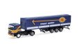 Herpa vrachtwagenmodel MAN F90 zeil-oplegger "ASG" (Zweden)