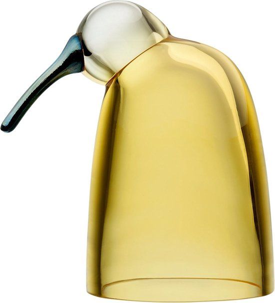 Iittala Birds by Toikka Mari - Yellow Glass Bird Figure