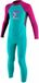 O'Neill 2025 Peuter Reactor 2mm Rug Ritssluiting Wetsuit - Aqua