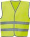Yoko Veiligheidshesje / vestje voor kinderen - Fluor geel - Polyester - Maat M