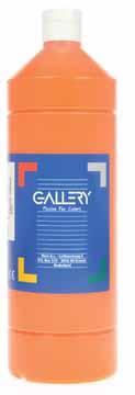 Gallery plakkaatverf flacon van 1000 ml, oranje