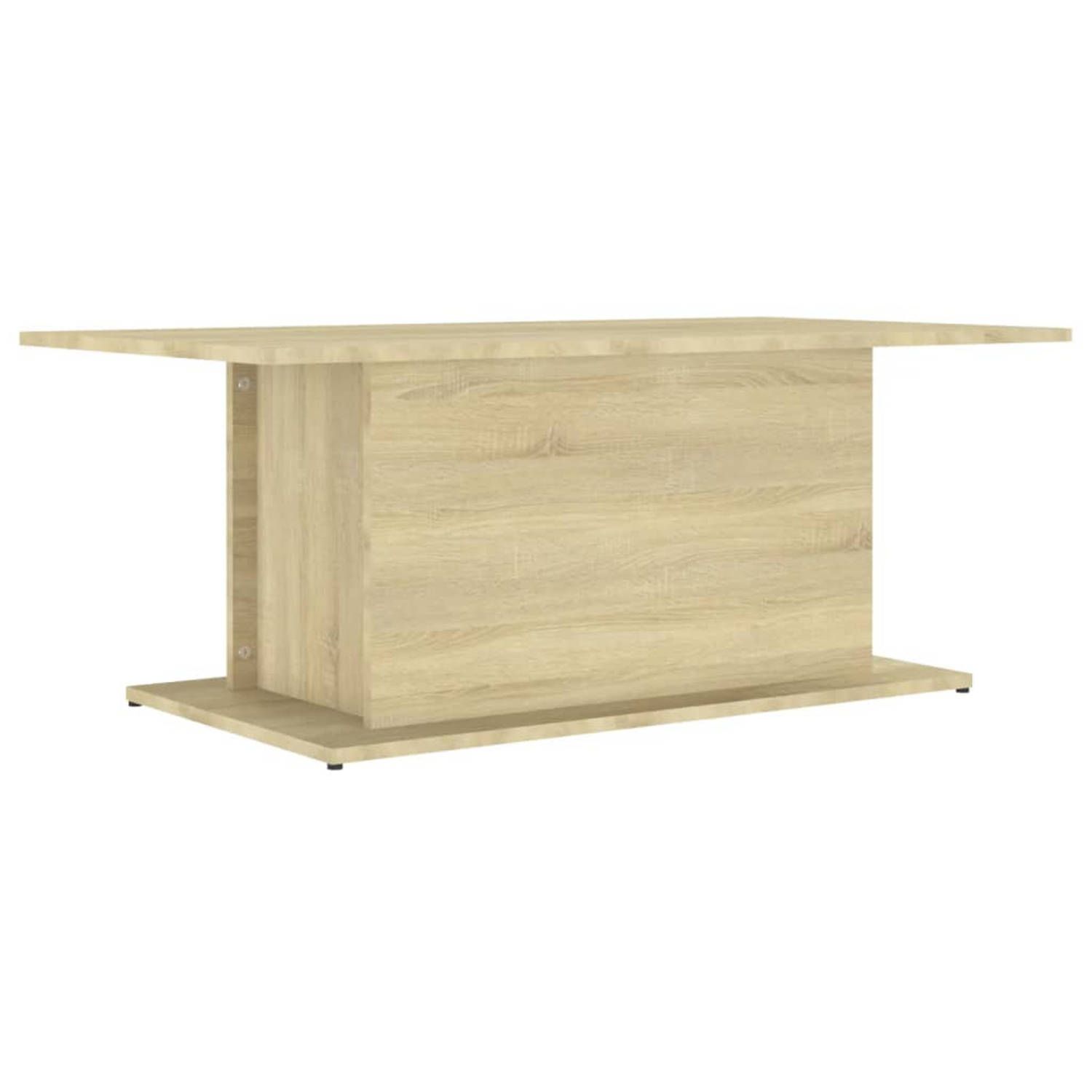 vidaXL salontafel 102x55,5x40 cm spaanplaat sonoma eikenkleurig - bruin