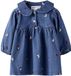 Name it Denim jurk Geborduurd