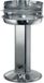 Garden Grill Bol Garden Grill Houtskool Zuilbarbecue - Rond - RVS