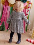 Vertbaudet Festliches Baby Kleid mit Pailletten