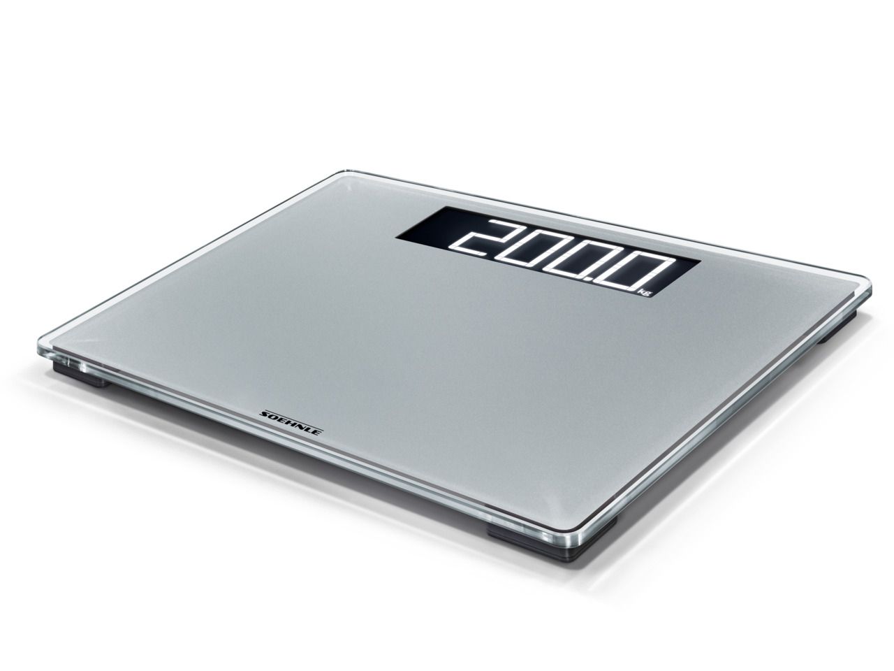 Soehnle Style Sense Comfort 600 Digitale Personenweegschaal - Roestvrijstaal - 200 kg