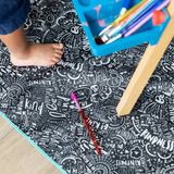 Bumkins - Splat Mat | Knoei Tafelkleed & Vloermat – Wasbaar & Waterdicht - Be Kind
