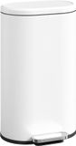 HOMCOM Prullenbak - PP - 30L - Wit