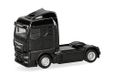 Herpa vrachtwagen model MAN eTGX GM trekker 2-assig, zwart, schaal 1:87