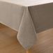 Tafelkleed Linnenlook Rechthoekig - Afwasbaar met Lotuseffect - 140x220 cm - Naturel