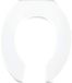 Siège de toilette blanc ROND - 955SSCT 000 avec mécanisme soft-close