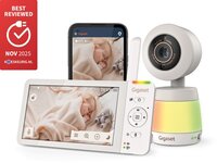 Gigaset Baby 700 Babyfoon met camera - APP bediening - Nachtzicht in kleur - Nachtlamp - Touchscreen
