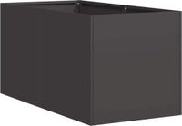 vidaXL Plantenbak 40x80x40 cm koudgewalst staal zwart