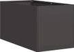 vidaXL Plantenbak 40x80x40 cm koudgewalst staal zwart