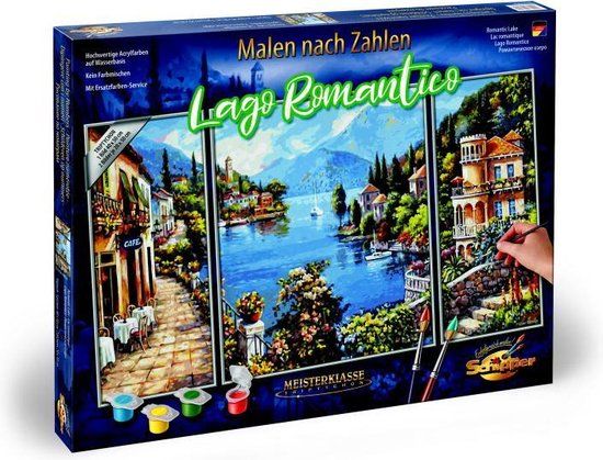 Schipper Lago Romantico Schilderen op Nummer - Meerkleurig