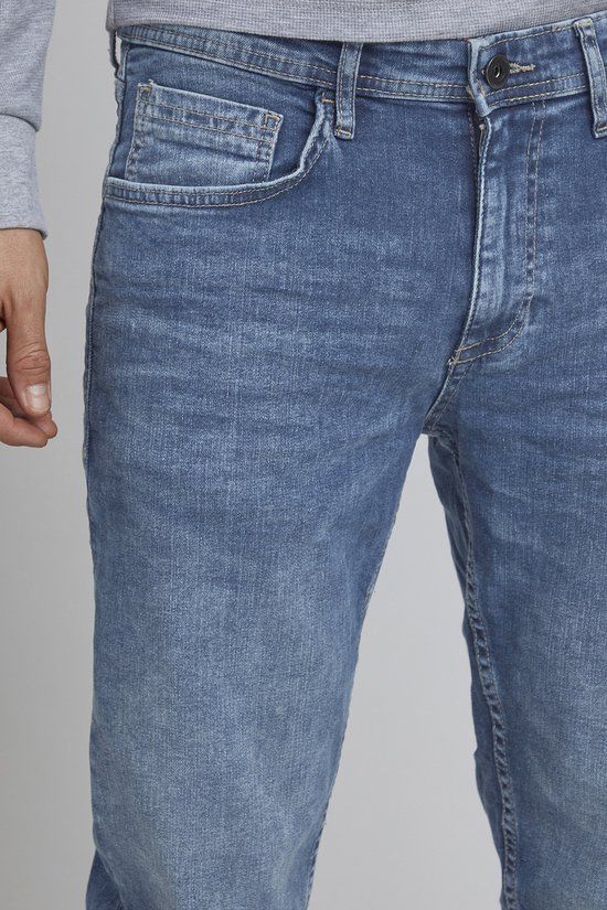 Blend Jet fit Heren Jeans - W34 X L32 - Denim Middle Blue