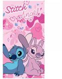 4KidsOnly Lilo & Stitch Strandlaken Microvezel Meerkleurig Kinderen 70x140 cm