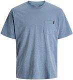 JACK&JONES JJEDOVER SLUB TEE SS NOOS T-shirt Homme Bleu Mirage XS