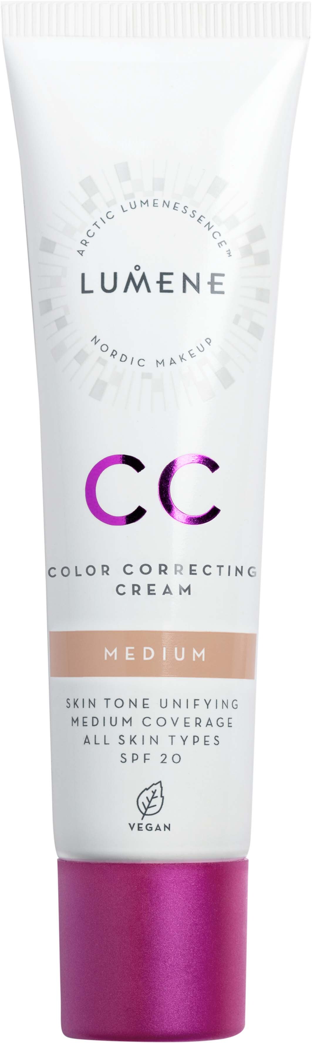 lumene Cc Color Correcting Cream Spf20 Podk?ad Do Twarzy W Kremie 7w1 Medium 30ml