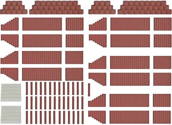 Busch & Müller PFLANZSTEINE/PALISADEN H0