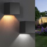 Lampes solaires Lampes solaires d'extérieur, set de 2, LED, 2 positions, IP65, pour usage extérieur