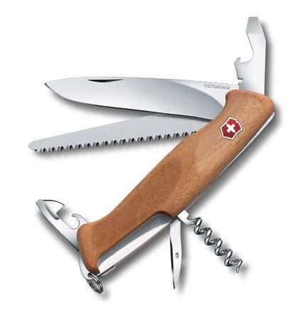 Victorinox Ranger Wood 55 - Zakmes - Bruin