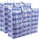 DID Cosy & Trendy Opbergtas/hoes voor kussen/deken - Blauw - 100 x 70 x 30 cm