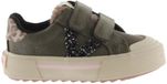 Victoria Kindertrainers Tribu Tiras Metalizado Kaki Synthetisch/Leer Unisex Veters Harde zool
