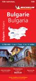 Carte Michelin National Map 739 Bulgaria