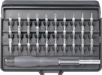 TOOLCRAFT 820935 Bitset 31-delig Plat, Kruiskop Phillips, Kruiskop Pozidriv, Inbus, T-profiel