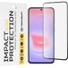 Techsuit Protection d'écran pour Samsung Galaxy A37 5G, Verre trempé, Colle complète, Noir