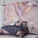 Papier peint panoramique effet marbré 390 cm x 269 cm