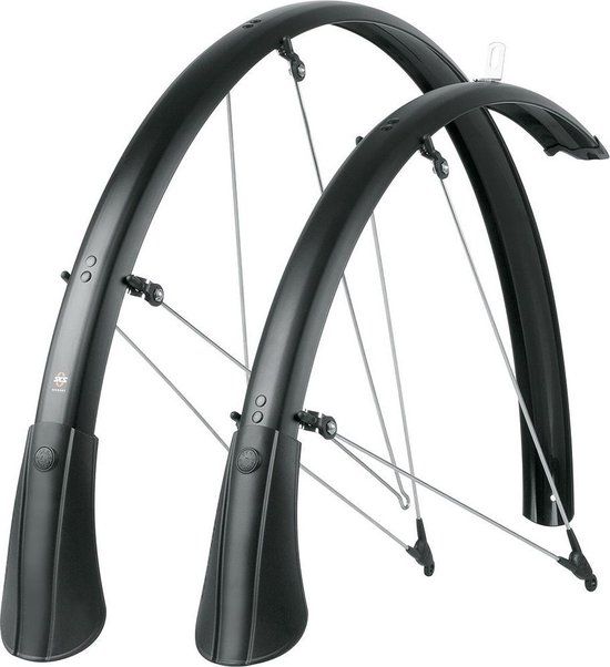 SKS Bluemels Spatborden Set Kunststof 28 Inch x 45 mm Matzwart