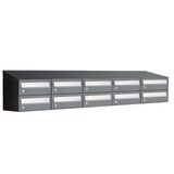 Allux Hive Set 5-Breed, 2-Hoog Met Dak Antraciet