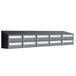 Allux Hive Set 5-Breed, 2-Hoog Met Dak Antraciet