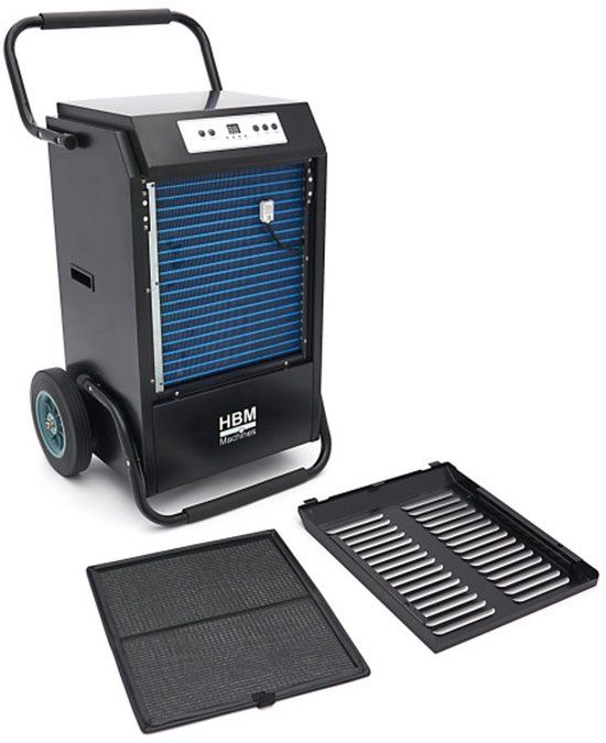 HBM professionele bouwdroger, luchtontvochtiger, vochtvanger 90 liter, 1080 Watt