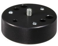 Manfrotto 120 Accessorio per Testa con Adattatore da 3/8" a 1/4" per Fotografia e Video, Nero