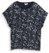 Tom Tailor - T-shirt met korte mouwen en ronde hals voor dames, maat XXXL, navy dot