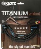 Klotz TIW0450PR Titanium Walnut 4,5 m - Kabel voor instrumenten
