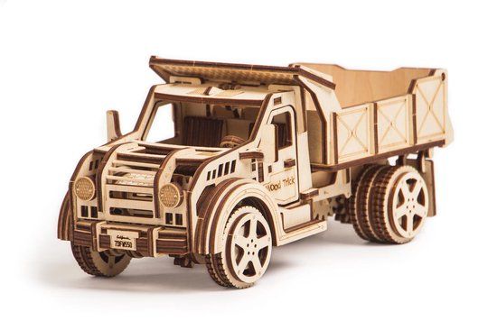 Wood Trick Vrachtauto - Houten Modelbouw - 215 Onderdelen - Niveau 3 - Unisex