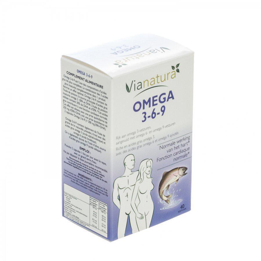 Vianatura Omega 3 6 9 Capsules 40 stuks