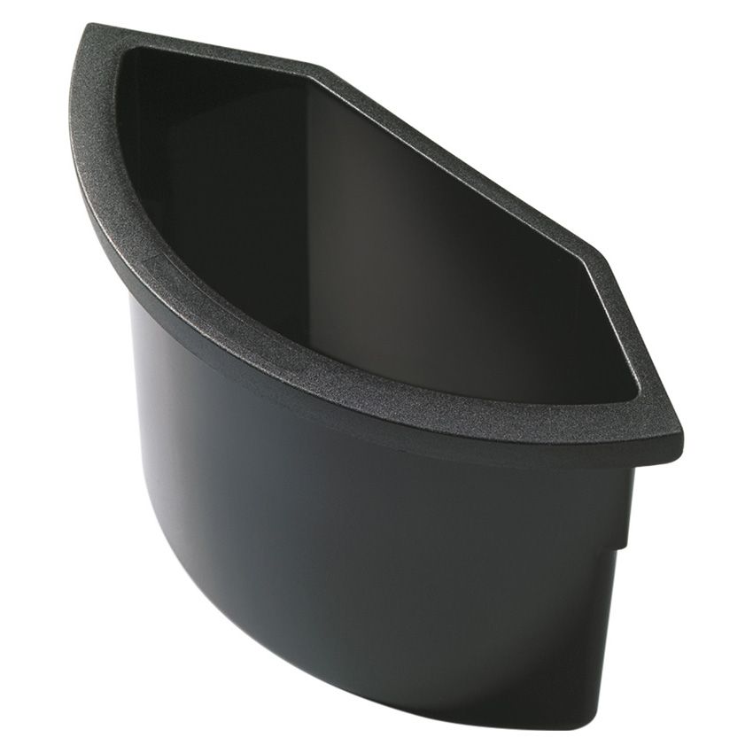 helit H61074 Afvalcontainer Zwart Kunststof 25,4 x 11,1 x 15,7 cm