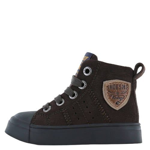 Shoesme suède sneakers - donkerbruin