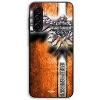 Maniacase Hoesje voor Samsung Galaxy A57 Harley Davidson Motor Eagle
