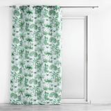 douceur d'intérieur Gordijn met oogjes (140 x 260 cm) Amazonia groen, bedrukt polyester